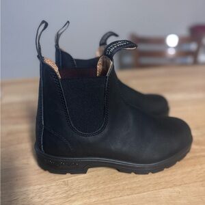 NWOB Black Leather Chelsea Ankle Boots size AU/UK 4.5 Women’s 7.5 Men’s 5.5